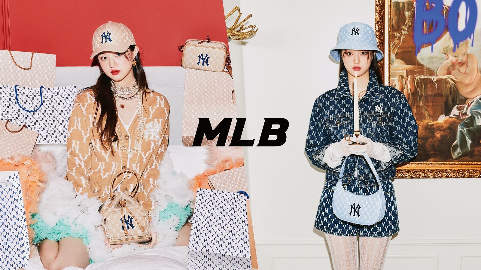 MLB Unisex Rookie Unstructured Ball Cap NY Yankees Navy  Hats for Women   KOODING